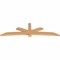 Ekena Millwork Alberta Timber Gable Bracket, Western Red Cedar, 108"W x 31 1/2"H x 3 1/2"D x 5 1/2"F, 7/12 Pitch GBW108X31X0406ALB00SWR - alternate 5